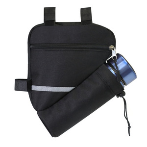 Bicycle Triangle Bag With Reflective Strip Downtube Cycling Storage Bag For Mountain Bike Front Crossbar - Product Image 5