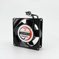 Ventilateur axial électrique haute température à roulement à huile AC 220-240V avec pales en plastique pour fours et sécheuses industriels OEM/ODM