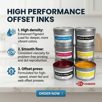 Fournisseur d'encre offset en gros, encre de haute qualité pour imprimante à feuilles, fabriquée en Chine, encre offset premium