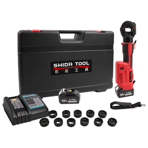 Herramienta de Compresión Eléctrica SD-300 de 60 kN y 6 Toneladas, Batería de Iones de Litio de 18 V, Herramienta Hidráulica Recargable para Cables de Cobre de 240 mm² - Product Image 6