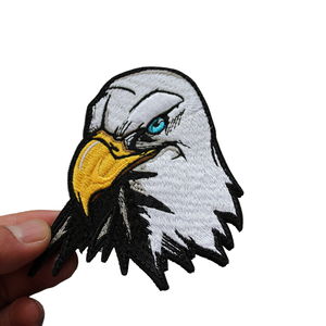 Patch brodé ultra-fin Aigle DIY thermocollant sur toile, écologique, pour vêtements, exquis - Product Image 4