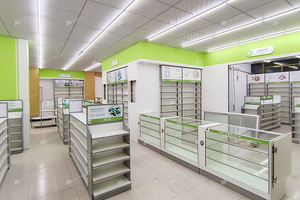04-XDZYS010-B Diseño Personalizado de Decoración para Farmacias, Exhibición para Farmacias, Diseño de <span class=keywords><strong>Farmacia</strong></span> con Estantes de Vidrio - Product Image 5