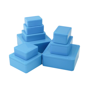 ABS <b>Plastic</b> <b>Enclosure</b> IP67 <b>Plastic</b> <b>Enclosure</b> Blue Waterproof Junction Box - Product Image 1