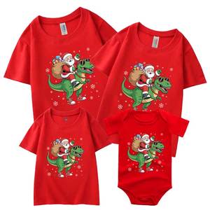 Vêtements de Noël pour père, mère, fils, fille, t-shirt pour femme, <span class=keywords><strong>homme</strong></span>, enfant, barboteuse pour bébé, tenues assorties pour la famille, look familial pour le Nouvel An - Product Image 5