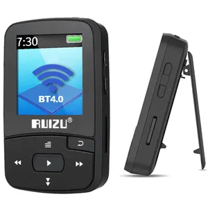 RUIZU X50 Walkman Pedometer FM Mini back Clip Sports Mp3 Calendar 8GB MP3 Player HiFi Lossless Sound Bluetooth Music Walkman