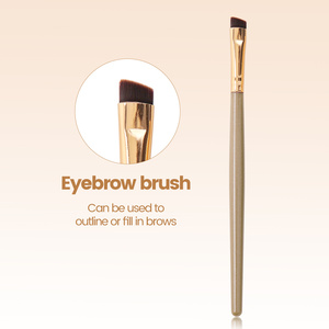 MAANGE Juego de 9 Brochas de Maquillaje Profesionales para Base, Corrector, Rímel, <span class=keywords><strong>Cejas</strong></span>, Viaje, Marca Privada - Product Image 3