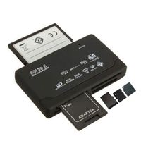 2025 lecteur de carte tout en un USB 2.0 lecteur de carte SD adaptateur prise en charge TF CF SD Mini SD SDHC MMC MS XD