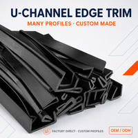 Tira de sellado de goma flocada EPDM para ventanas de coche, tira de sellado personalizable para el canal de goteo del cristal automotriz, resistente a la intemperie