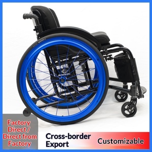 <span class=keywords><strong>Fauteuil</strong></span> <span class=keywords><strong>roulant</strong></span> sportif manuel pliable et léger, très vendu, avec dossier souple à dégagement rapide de 22 pouces, amovible, <span class=keywords><strong>pour</strong></span> adulte, à prix abordable - Product Image 5