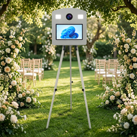 Photomaton avec écran tactile 15,6 pouces en métal pour mariages et fêtes, avec flight case, provenant de fournisseurs