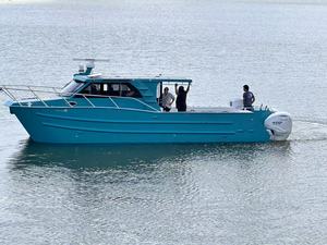 11m X 3.5m Aluminium Catamaran Loisirs Pêche Petit Bateau Eau de Mer <span class=keywords><strong>Cabine</strong></span> à Grande Vitesse Bateau de Loisirs Fermé - Product Image 3