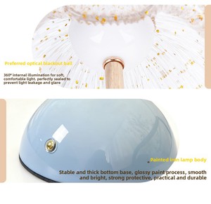 Modern Table <strong>Lamp</strong>, Atmosphere Night Light with Acrylic Shade Reading <strong>Lantern</strong> <strong>Lamp</strong> for Dormitory, Bedroom, Living Room - Product Image 5