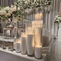 2023 vente chaude bougie sable cire nouveauté bougies vases en verre réutilisables granulés de sable bougie perle sable cire en vrac