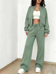 IStapromo Gifts – Ensemble deux pièces pour femme, pull à manches longues de couleur unie, veste et pantalon, style européen et américain, collection Printemps-Automne - Product Image 5