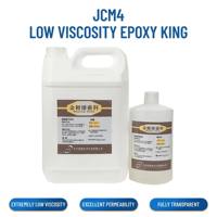 Clear Low Viscosity Epoxy Resin Metallographic Cold Mounting Specimen Embedding JingJing JCM4 Fast Cure 5kg 1 Year Warranty