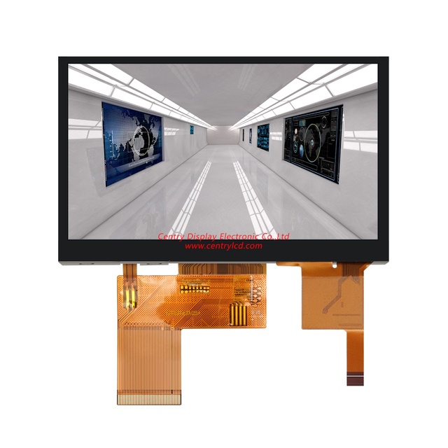 4.3 Inch TFT Screen LCD Liquid Crystal Module with CTP Touch Function Automotive Equipment Industrial Display