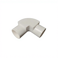 Coude gainé de PVC 1/2 pouce, raccord pour conduit, connecteur à angle droit 90 degrés, accessoire pour conduit électrique, coude d'inspection 16 20 25 mm