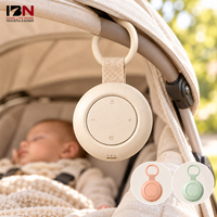 Aide au sommeil portable personnalisable à bruit blanc pour bébés et enfants avec 10 sons apaisants, en matériau ABS, sans lumière