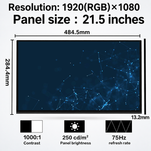 จอ LCD ของแท้ใหม่ขนาด21.5นิ้วรุ่น LM215WF9 SSA1 SSA2 SSA3 SSSB1 SSB3 SSC3 SLA2 SLB1 MV215FHM-N40 N30 M215HCA-L3B T215HVN05.1 M215HAN01.1 - Product Image 1