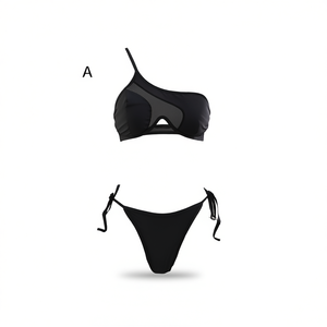 Costume da bagno intero con controllo della pancia, costume da bagno conservativo, sexy monokini, SQ66033 - Product Image 2