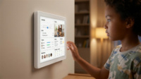 Calendrier numérique Android 15,6 pouces |   Écran tactile capacitif avec synchronisation Google et Outlook pour la maison et le bureau