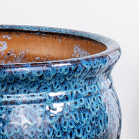 Macetas Modernas de Cerámica Esmaltada para Interiores y Exteriores, Decoración del Hogar, Macetas de Piso para Flores, Venta al Por Mayor