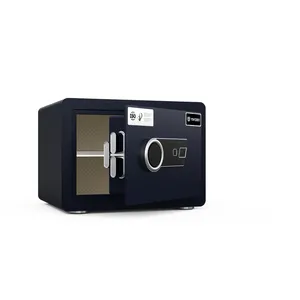luxury steel cash cabinet cajas de seguridad home office secure box smart biometric safe