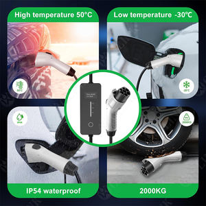 Chargeur EV portable compact LYixr, 16A, câble de 5m |   Chargeur domestique EVSE 3,5 kW peu encombrant avec protection contre les fuites IP54 pour <span class=keywords><strong>Fiat</strong></span> 500e en appartement - Product Image 6