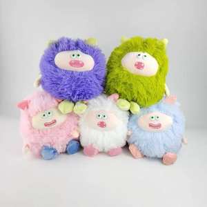 Küçük ölçekli toptan süper yumuşak peluş oyuncak ayılar örgü astar ile sokak tezgahları için yüzük Weddings düğün olaylar kapmak makinesi bebekler - Product Image 6