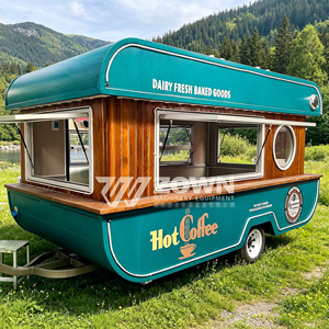 Fast Delivery Food Truck Food Cart Mobile Carts Premium Quality Fast Food <b>Trailers</b> - Product Image 1