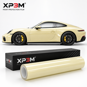 XP3M <b>Cream</b> Yellow OEM Gloss TPU Color PPF Car <b>Wrap</b> Vinyl 7.5 Mil Self Healing Anti Scratch Anti Yellowing Air Release Channel - Product Image 1