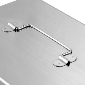 เครื่องดักไขมันเชิงพาณิชย์ HF Wholesales ขนาด 5 GPM - 8 ปอนด์ ทำจากสแตนเลส สำหรับดักจับไขมันใต้ซิงค์ แยกน้ำมันและน้ำ สำหรับห้องครัว - Product Image 5