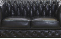 Ensemble de canapés Chesterfield de luxe en gros, en cuir véritable, éponge haute densité, capitonné, écologique, pour villas, salons et projets hôteliers