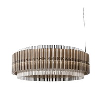 Lustre de style italien, luxe léger, pour salon et salle à manger, plafonds hauts, éclairage de villa, design inspiré, suspension moderne en verre