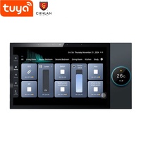 Amplificateur audio intelligent mural 2 zones de 10 pouces avec télécommande via l'application Tuya, récepteurs intelligents avec bouton et passerelle Zigbee