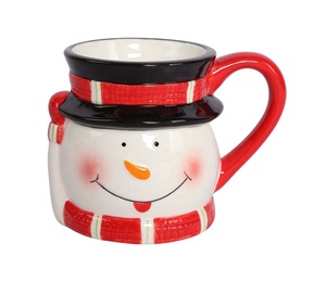 Juego de vajilla de cerámica personalizada para vacaciones, tazas 3D de café de Navidad, nuevas - Product Image 5