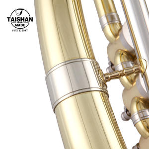 Corps en laiton jaune OEM Taishan Bb Tone 4 pistons klaxon baryton <span class=keywords><strong>Instrument</strong></span> de musique personnalisable - Product Image 4