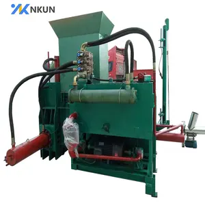 Hot sale electric square straw corn cob wheat baler