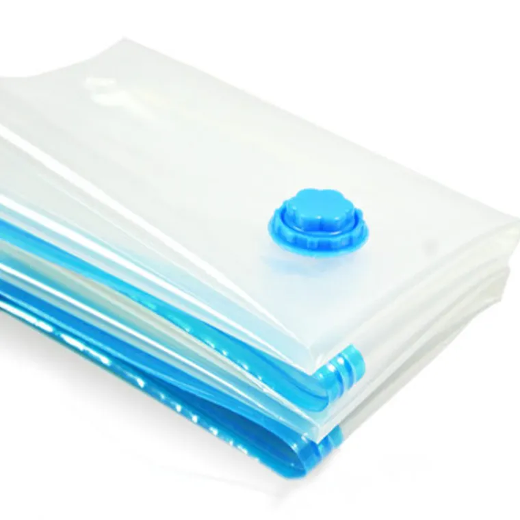 Space Saver Air Compressed Packaging Bag Set Plastic Vacuum Storage Bags With Pump For Clothes Storage