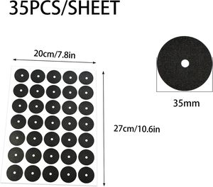 Marqueurs autocollants <span class=keywords><strong>pour</strong></span> table de <span class=keywords><strong>billard</strong></span> de 35 mm, autocollants <span class=keywords><strong>pour</strong></span> points de <span class=keywords><strong>billard</strong></span>, marqueurs de position <span class=keywords><strong>pour</strong></span> boules de <span class=keywords><strong>billard</strong></span>, 35 pièces/feuille - Product Image 4