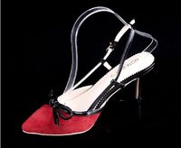 5 paires d'arbres à chaussures pour femmes en acrylique transparent sandales à talons hauts présentoir formes de Support en plexiglas Inserts pour la vente au détail