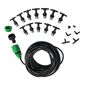Kit d'arrosage automatique par brumisation 5m/10m/20m en plastique, installation facile pour jardin, agriculture, serre, goutte-à-goutte - Vente directe usine - Product Image 1