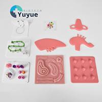 Module de simulation de chirurgie laparoscopique - Kit d'entraînement aux compétences chirurgicales en silicone pour la formation médicale