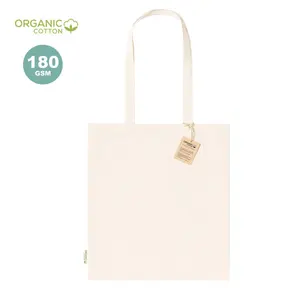 Bolsa de compras de algodón orgánico, merchandising sostenible - Product Image 1