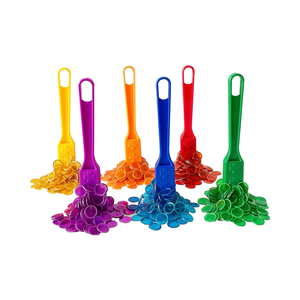 Jeu <span class=keywords><strong>de</strong></span> <span class=keywords><strong>jetons</strong></span> <span class=keywords><strong>de</strong></span> <span class=keywords><strong>bingo</strong></span> magnétiques éducatifs avec poignée en plastique et copeaux <span class=keywords><strong>de</strong></span> fer pour compter et trier - Product Image 1