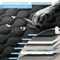 Nouveau produit phare : Housse de siège auto pour chien pour banquette arrière, Housse de protection pour animaux de compagnie avec fond rigide et extension de siège arrière, Hamac pour chien pour voiture, SUV et camion