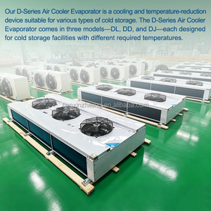 Évaporateur de chambre froide en acier inoxydable, unité de refroidissement industrielle pour entrepôt de légumes, avec tubes en cuivre et ailettes en aluminium - Product Image 4