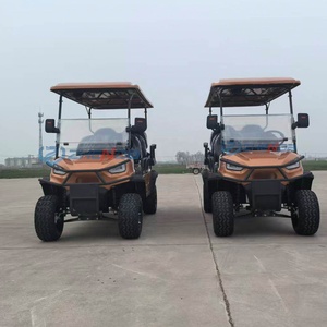 Carritos de Golf Personalizados de Fábrica en Venta y Carritos de Golf de Alto Rendimiento Naranja de 6 Plazas - Product Image 5