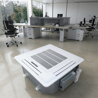 Vente directe d'usine, unité de ventilation à cassette 4 voies montée au plafond, 220V
