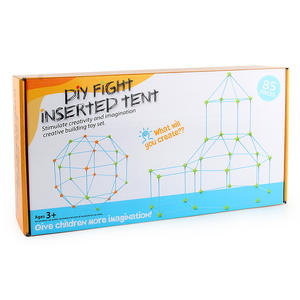 Construction Fort Building Block Kit DIY Multicolor3D Châteaux Tunnels Tentes Jouet Ensemble pour Enfants Filles Garçons Construisez Votre Propre <span class=keywords><strong>Den</strong></span> A - Product Image 3